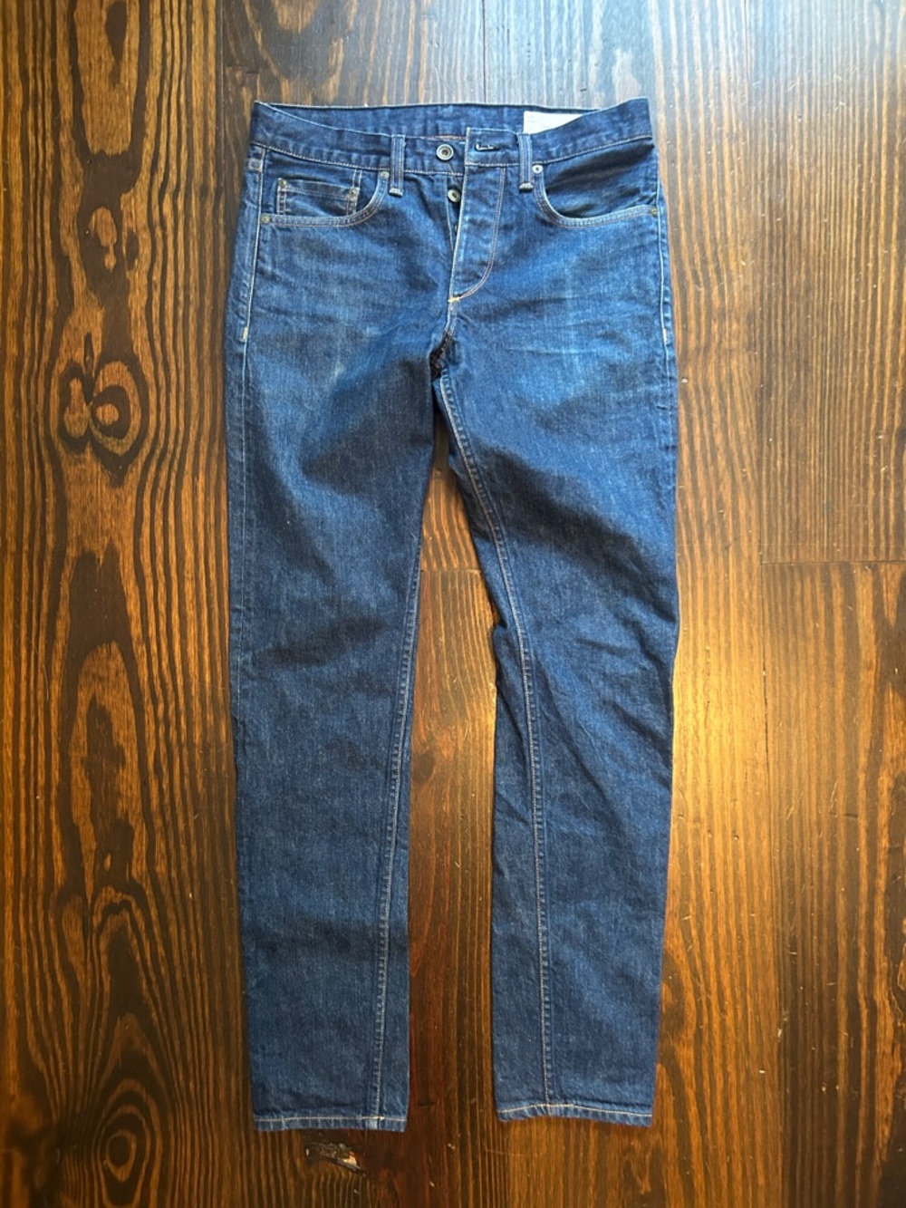 rag & bone slim leg indigo jeans